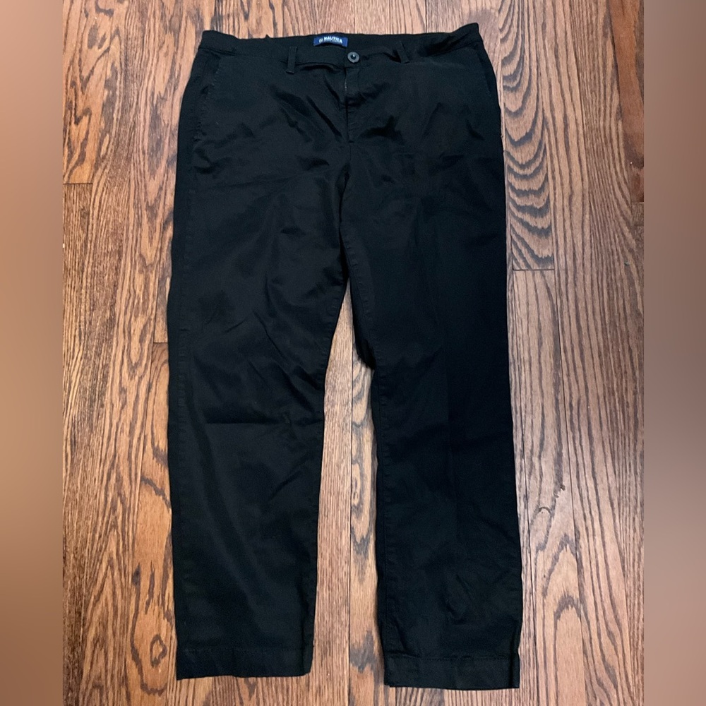 Nautica Women’s Black Chinos